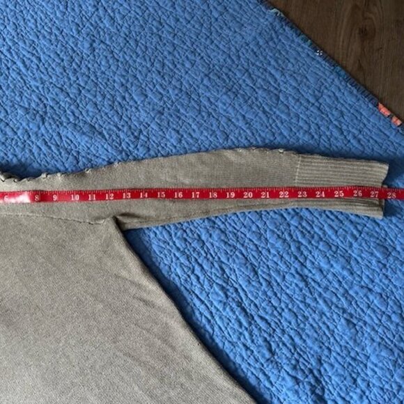 All Saints Oversized Beige Tunic – Open Braided Detail – Size M/L - Picture 5 of 9